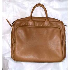 Longchamp Light Brown Laptop Bag or Briefcase