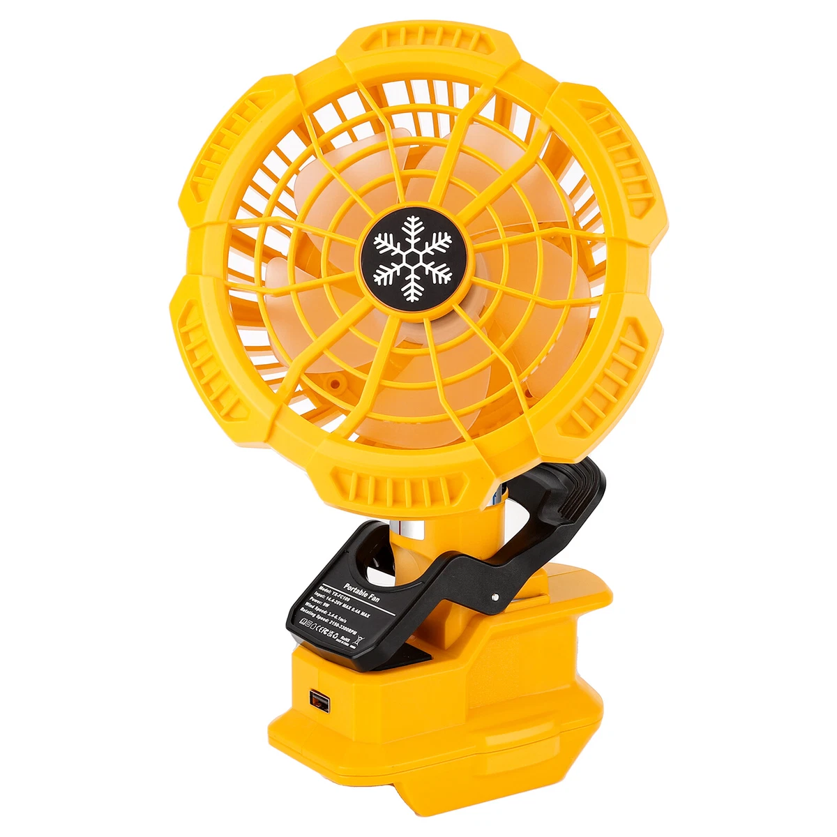 DEWALT Indoor or Outdoor Yellow Jobsite Fan in the Portable Fans department  at