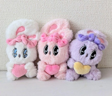 ESTHER BUNNY Heart Hug Mascot Plush Doll Set 16cm JAPAN NEW