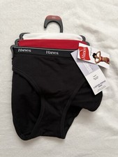 NEW HANES Originals Bikini Cotton Stretch Underwear Panty 3 Pair Size Medium 6