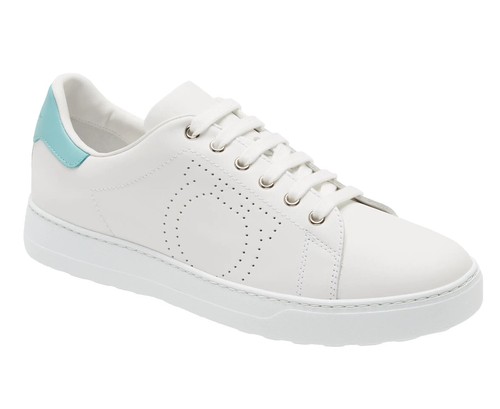 Salvatore Ferragamo Nima Knit White Mens Sneaker 11 /US 12 M  display picture 1