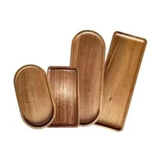 Acacia Wood Wooden Tray Serving Plants Jewelry SALE HELPS DOGS & CATS!