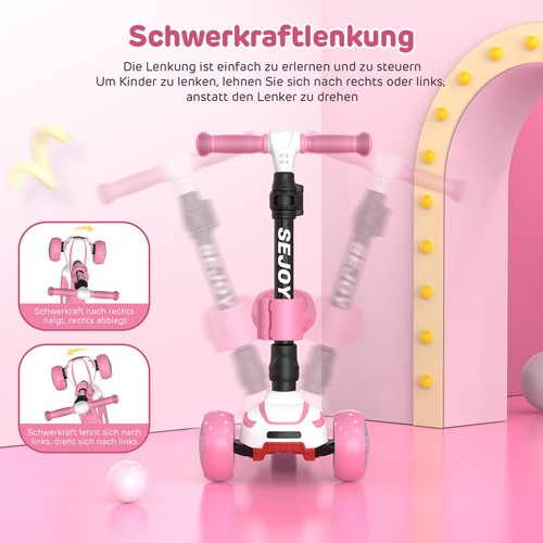 SEJOY Cityroller Kinderroller Scooter Roller Tretroller Kickroller Kick scooter - Bild 10 von 13