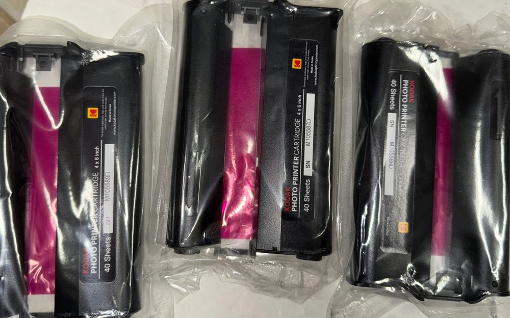 Kodak Dock Plus & Dock Photo Printer Cartridge PHC-120 Refill & Photo Sheets