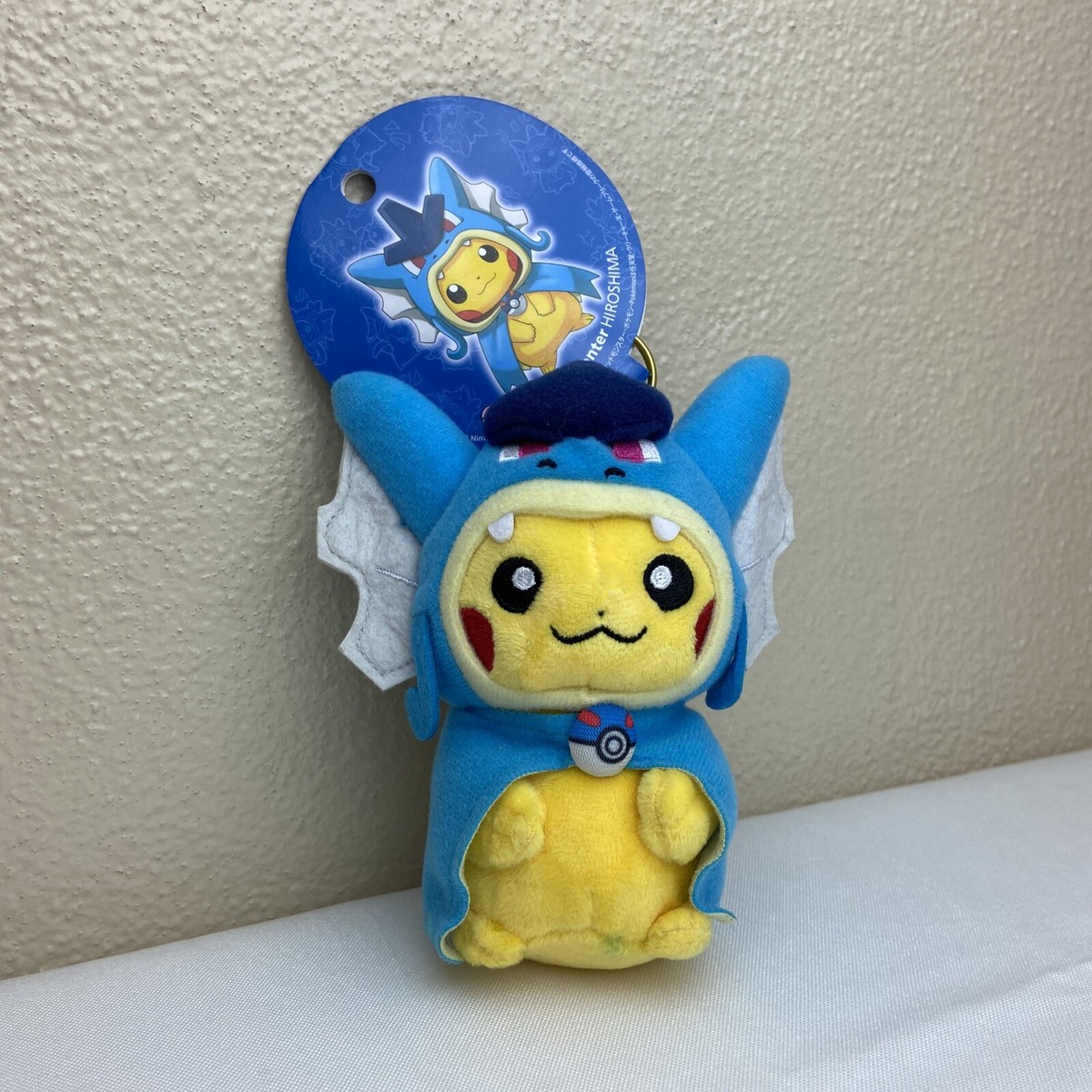 Pokemon Center Hiroshima Gyarados Poncho Pikachu Plush