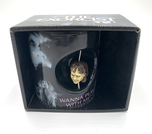Tazza tazza testa rotante THE EXORCIST film horror da collezione 20 oz NUOVA/SIGILLATA