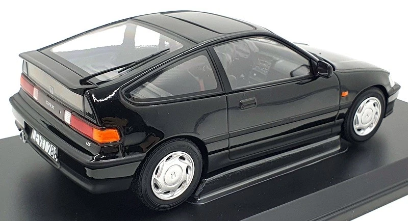 Norev 1/18 Scale 188010 - Honda CRX 1990 - Black - Image 2 of 4