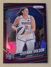 2025 Panini Prizm WNBA STEFANIE DOLSON Purple Prizm #/149 Washington Mystics 112