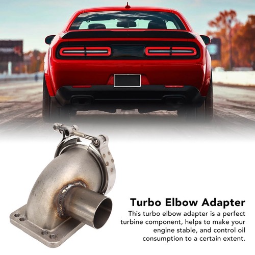 _3-calowy adapter kątowy V-Band Turbo 90-stopniowy zestaw rur kołnierzowych z zaciskiem kołnierzowym do - Zdjęcie 3 z 22