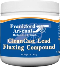 Cleancast Lead Flux 1 lb Tub Case Casting & Reloading Lead Purifier Compound