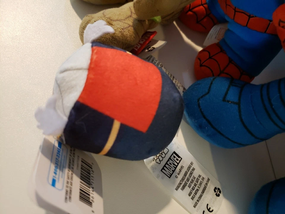 Juego de Peluche Marvel Spider-Man Iron Man Groot Thor Monica Rambeau 3"-9" Ty... Foto 3 de 4