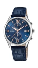 Festina Timeless chronograph date blue watch F6855/6