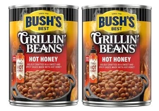 Bush's Best Grillin' Beans Hot Honey 2 Pack