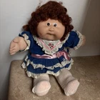 Vintage Cabbage Patch Girl Corn silk Hair Original Outfit