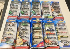 Lot Of 10 Hot Wheels 5 Packs New Rescue Rod,Hybrid Racers,Desert,Ect New