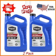 2 pack Super Tech High Mileage Full Synthetic SAE 0W-20 Motor Oil 5 Quarts 14.66 per gallon