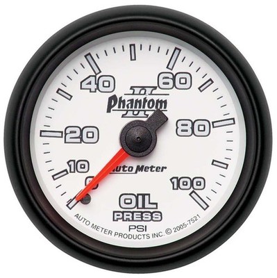 Auto Meter 2-1/16in P/S II Oil Pressure Gauge 0-100psi