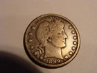 1899 Barber Silver Quarter - nice detail!