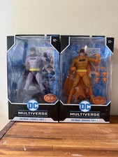 ORANGE and PURPLE SUIT McFarlane DC Multiverse BATMAN Red Platinum Edition CHASE