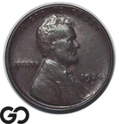 1924-D Lincoln Cent Wheat Penny *Key Date, Denver Mint* Choice XF+