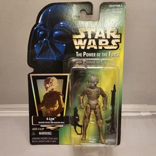 Hasbro Star Wars 1997 Power Of The Force Green Card Action Figure New 4-Lom