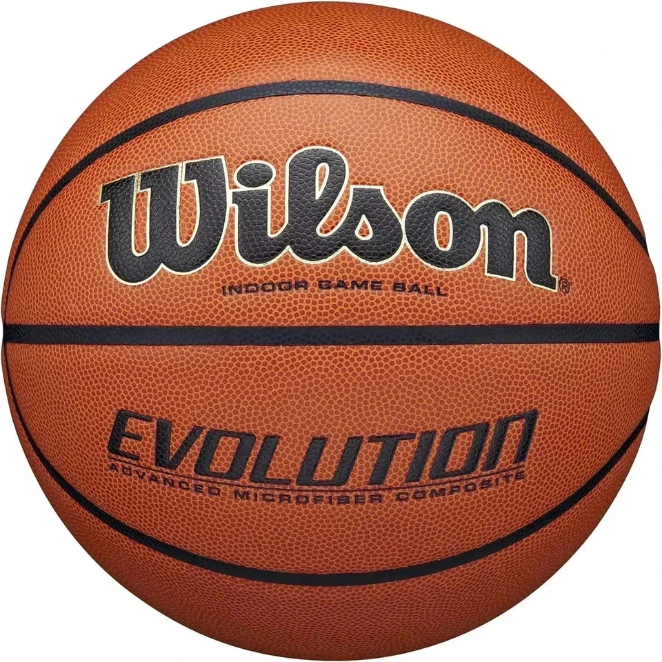 Wilson Evolution Basketball 29.5” Official Indoor Game Ball Black - Image 2 of 4