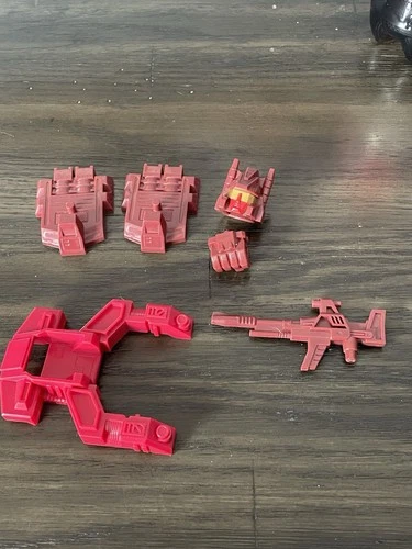 VTG G1 Transformers Scattershot Action Figure Replacement Part Lot Head Fist Gun