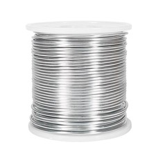 15 Gauge Aluminum Wire, 164 Feet 1.5mm Bendable Metal Craft Wire for Jewelry ...