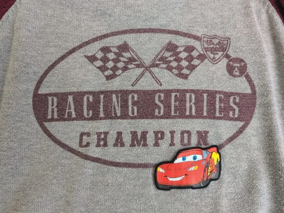 Suéter Vintage Disney Store Pixar Cars Niños GRANDE Rayo McQueen Carreras Foto 3 de 4