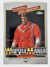 Mr. Wonderful Paul Orndorff Wrestlemania Recall 2026 Topps Chrome WWE #WMR-5