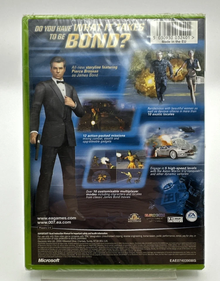 Xbox James Bond 007: Nightfire, UK Pal, Brand New & Factory Sealed - Image 2 of 4