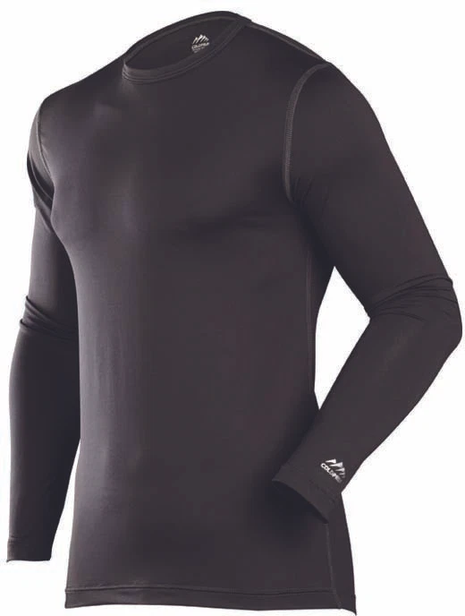 COLDPRUF Premium Performance Men's Crew Neck Base Layer Top XL Black