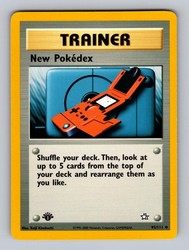 New Pokedex 95/111 Neo Genesis 1st Edition