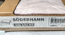 Ikea SODERHAMN Footstool /Ottoman Cover Slipcover SAMSTA LIGHT PINK New! Sealed!