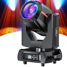 UKING 380W 20R Beam Moving Head Light RGBW Rotating Prisms Gobos Rainbow Effects
