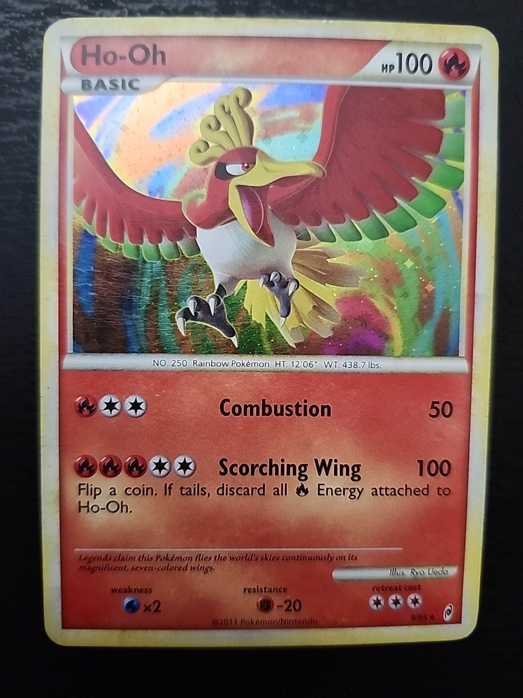 Pokémon TCG Mint Ho-Oh Call of Legends Holo Card 9/95 Rare