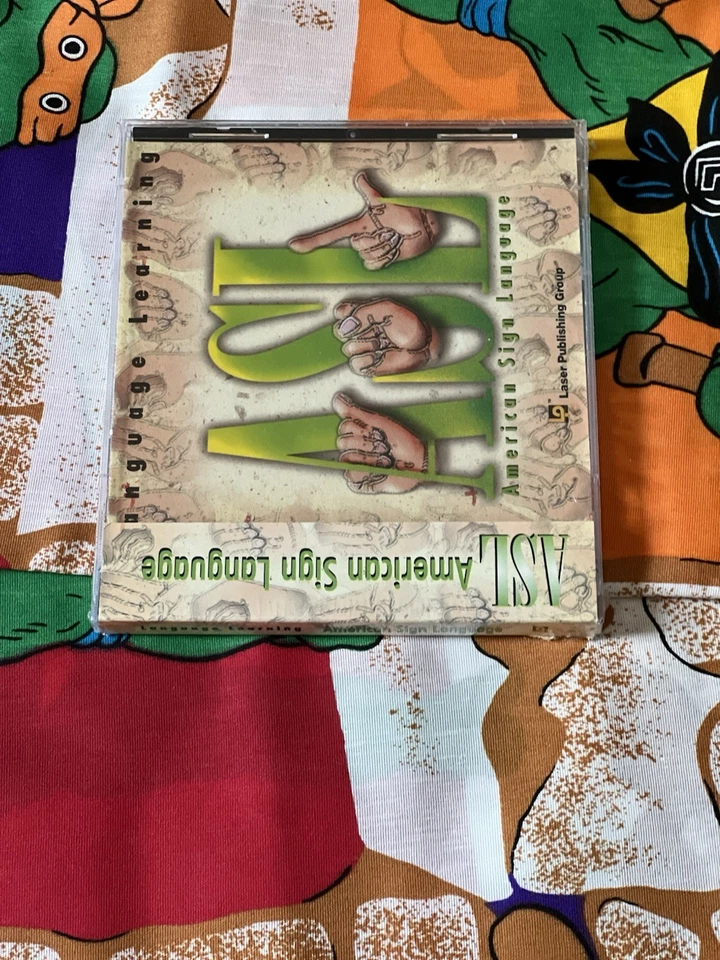 ASL American Sign Language (PC CD CDROM, 1998) Laser Publishing New Sealed - Image 3 of 4