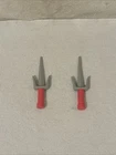 (2)Teenage Mutant Ninja Turtles 1989 13" Giant Raphael Sai TMNT Weapon FREE SHIP