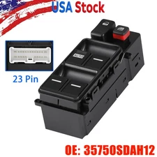 Master Power Window Door Control Switch Driver Side for 2003-2007 Honda Accord
