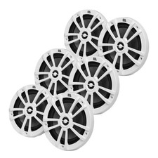 JBL MARINESTAGE6 6-1/2" 2-Way Marine Audio Speakers 60W - WHITE 3 Pairs 