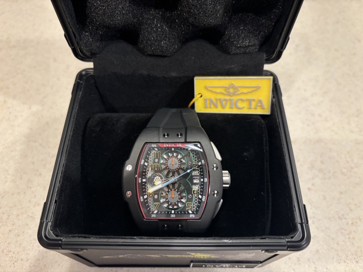 New Invicta Racing Gridlock Men's Watch - 47mm, Black (48027) | eBay