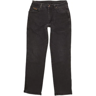 Wrangler Herren Schwarz Straight Regular Jeans W30 L30 (109533) - Bild 1 von 4