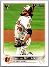 2022 Topps Series 2 RC Rookie Marcos Diplan #517 Baltimore Orioles