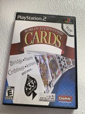 World Championship Cards Game  PS2 Playstation 2  complete