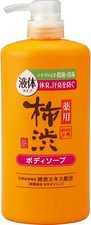 New Kumano Yushi KAKISHIBU Persimmon Tannin Body Soap 600ml from Japan