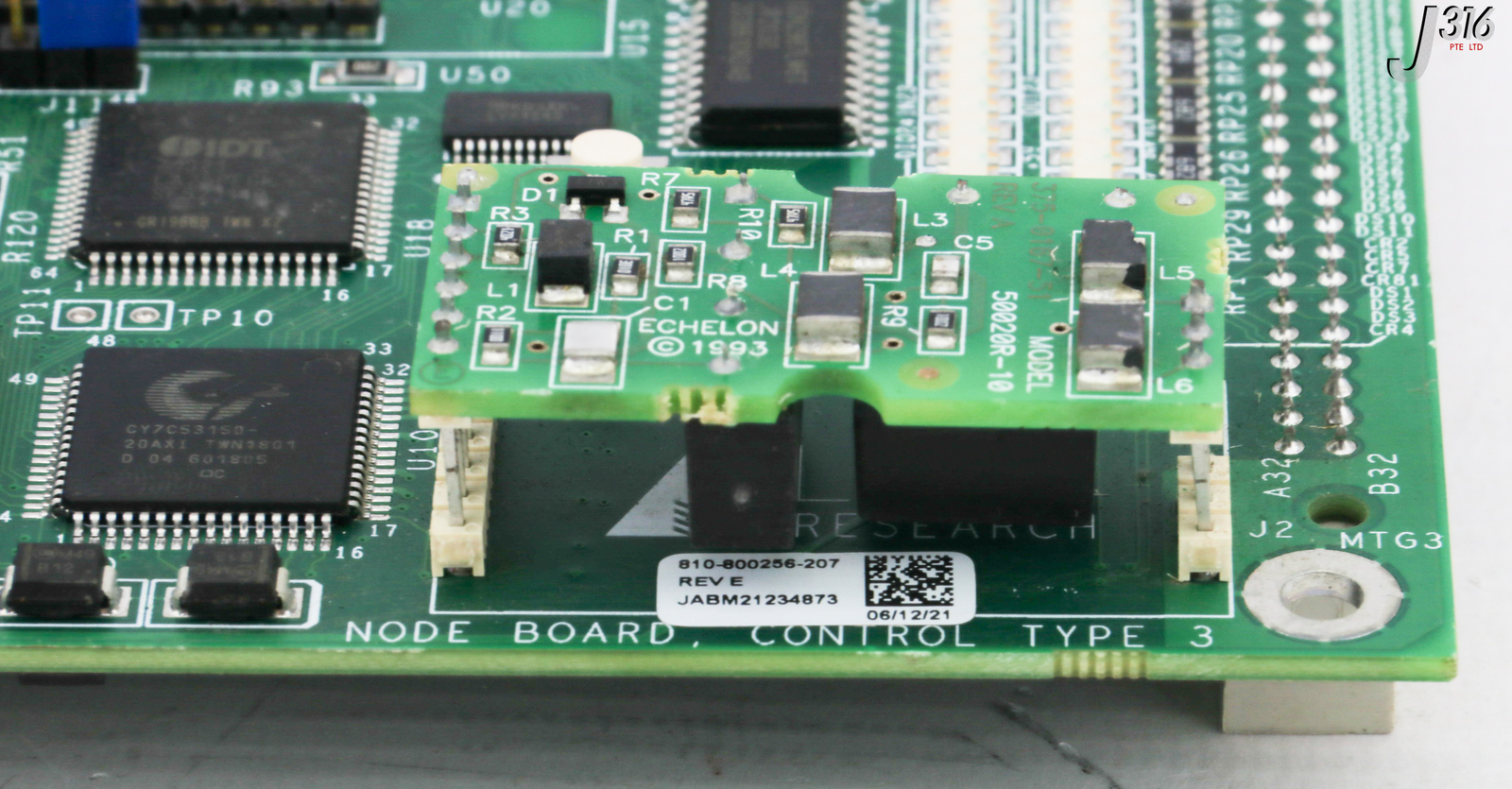 33543 LAM RESEARCH PCB NODE BOARD, CONTROL TYPE 3 (PARTS) 810-800256 ...