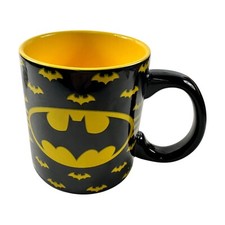 Batman Logo 20 oz Ceramic Coffee Mug, NEW