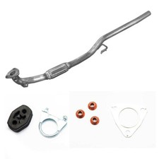 Vorderrohr Flexrohr Auspuff für Skoda Fabia bis10/05 1,2 Dichtung Gummis Schelle