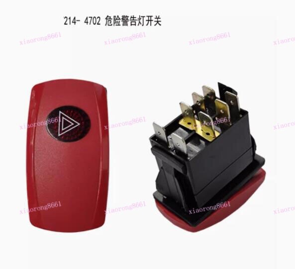 1PC Excavator Parts 214-4702 Hazard Light Switch Fits Cat | eBay