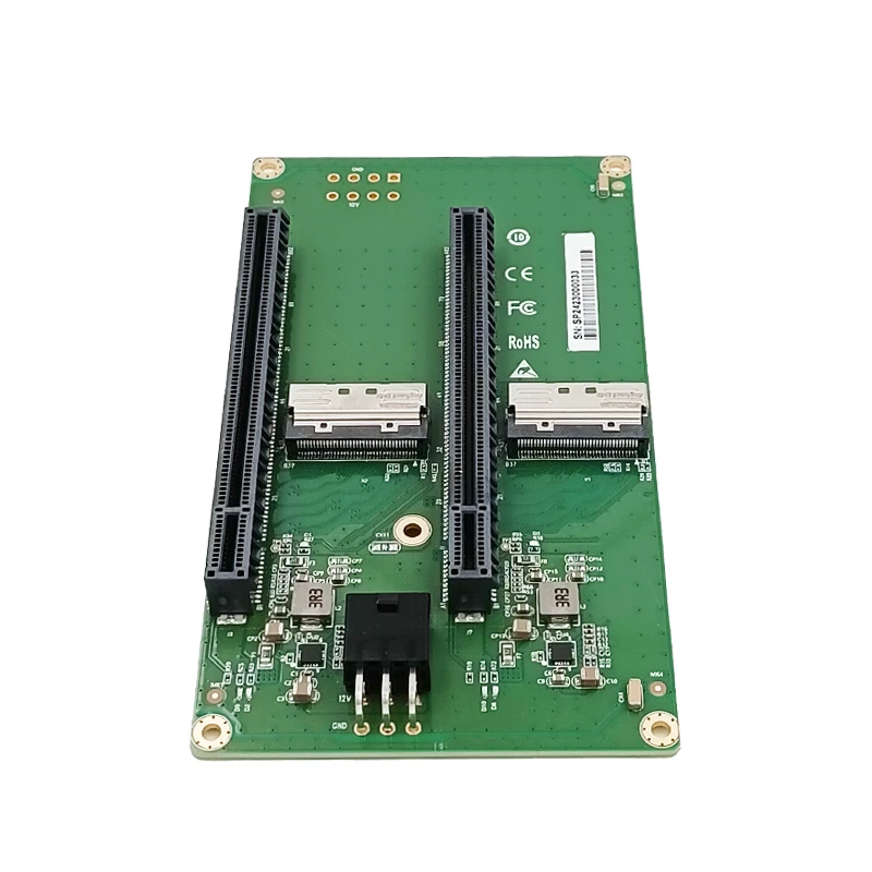 Dual MCIO 8I to 2* PCIe5.0 x16 slot riser card with ATX 2*3 pin GPU Power Connec - Image 4 of 4